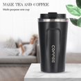 thumbnail image 7 of Insulated Travel Mug Stainless Steel Coffee Cup with Leakproof Lid Vacuum Thermal Design for Hot and Cold Beverages 510ml, 7 of 7