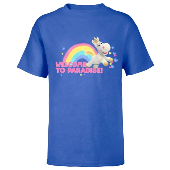 Disney and Pixar’s Toy Story Buttercup Unicorn Welcome - Short Sleeve T-Shirt for Kids - Customized-Royal