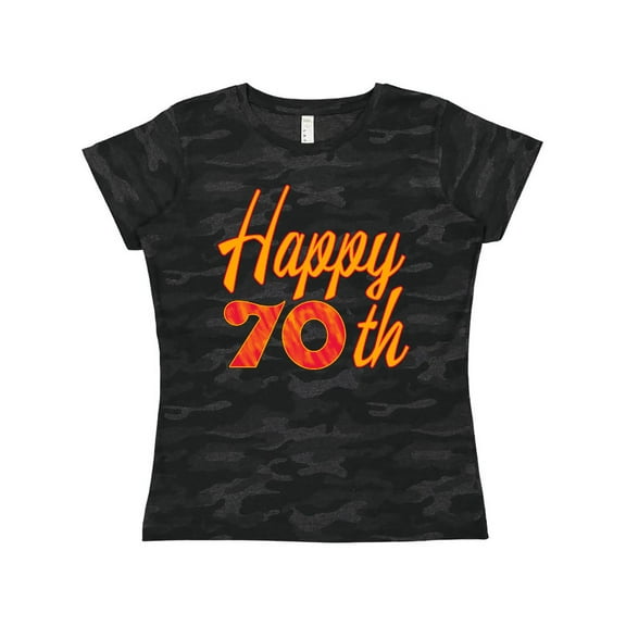 Inktastic Happy 70th birthday Women's T-Shirt