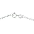 thumbnail image 3 of JewelStop 14K White Gold 20in 1.5mm Singapore Chain, 3 of 5