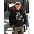 thumbnail image 2 of Dad The Guitar Legend Sweatshirt Men -SPIdeals Designs, Male 3X-Large, 2 of 4