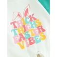 thumbnail image 6 of Jxzom My First Easter Baby Boy Girl Outfit Thick Thighs Easter Vibes Jumpsuit Romper 0 3 6 12 18 Months Newborn Easter Clothes, 6 of 8