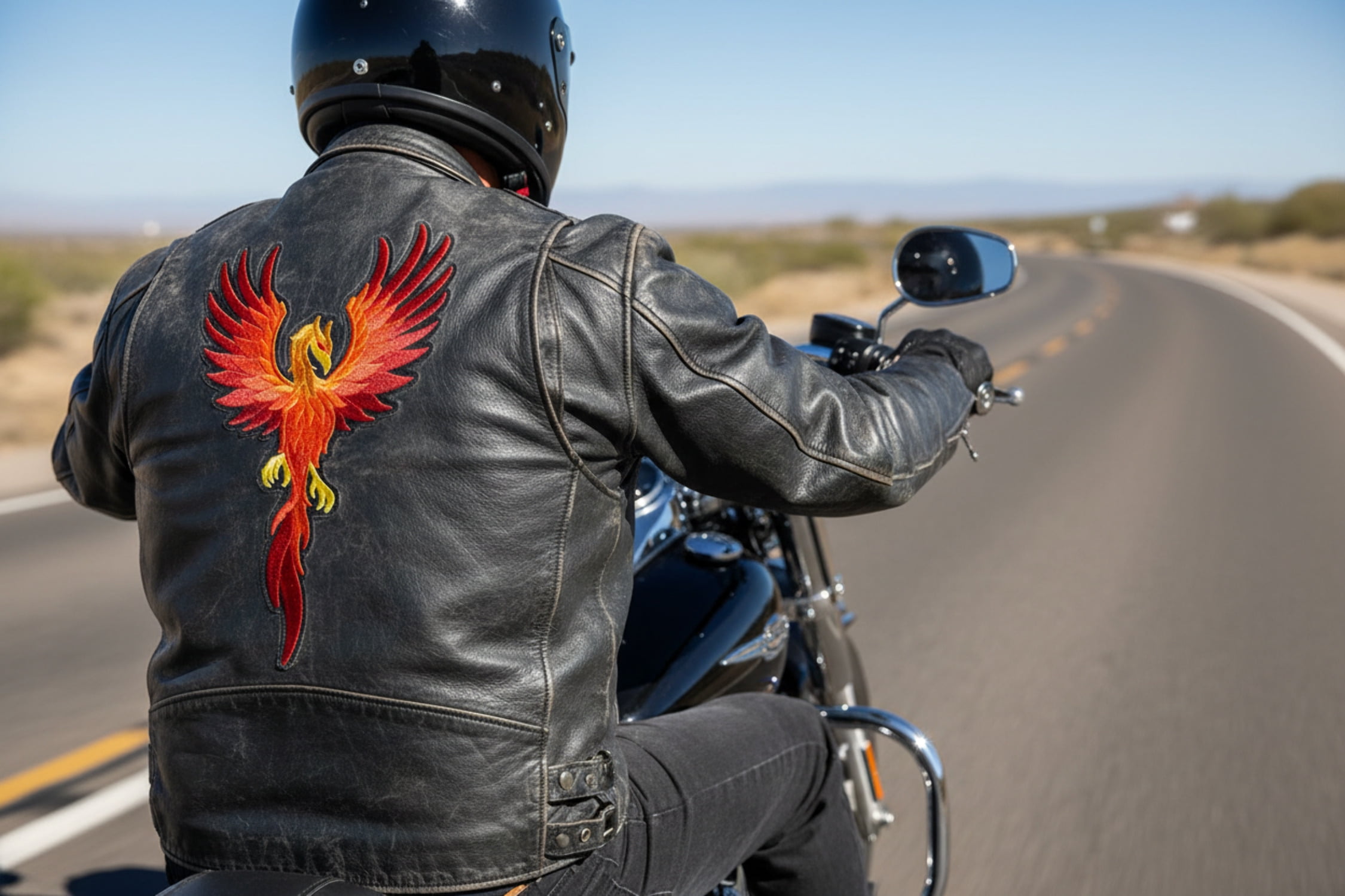 Custom Legendary Phoenix dragon Embroidery Iron On/Sew Patch [5.94" X 9.99"]