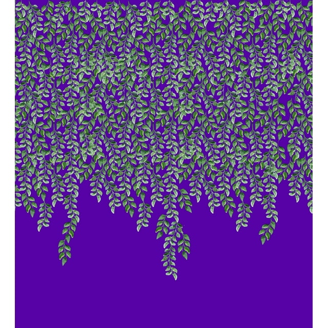 Soimoi Rayon Fabric Leaves Panel Print Sewing Fabric Yard 42 Inch Wide