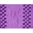 thumbnail image 2 of Zelouf Square Taffeta Rosettes On Taffeta W/ Seq Dbl Bdr  , Sewing, DIY, Crafts Fabric by the Yard, Purple Square, 10 Yard, 2 of 2