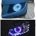 thumbnail image 3 of 12V DC 60MM 70MM Bright Auto Headlight COB Angel Eyes Halo Ring with Lampshade, 3 of 10