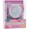 TRAHOOMini Boxed Memo Set with Die Cut Sticky Note Pad, Mini Gel Pen and Mini Go DoNuts