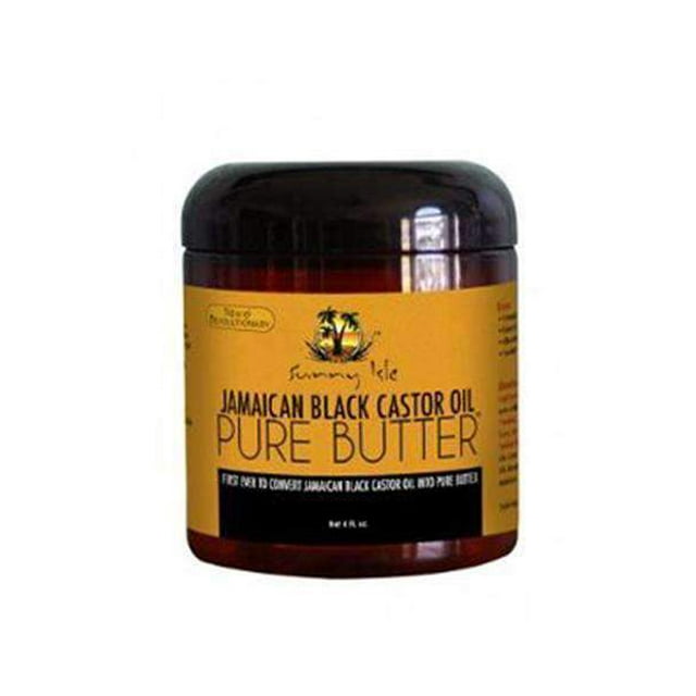 Sunny Isle Huile de Ricin Noire Jamaïcaine Beurre Pur 8oz