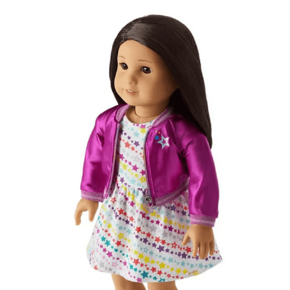 American Girl Doll 64 Black Hair Brown Eyes Truly Me 18