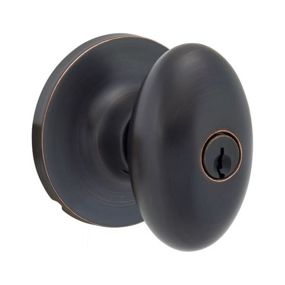 Sure-Loc Ar107 Arapaho Single Cylinder Keyed Entry Door Knob Set - Bronze