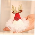 thumbnail image 4 of Minkissy 3Pcs Hair Barrettes for Girls in Red and Assorted Colors Christmas Theme, 4 of 8