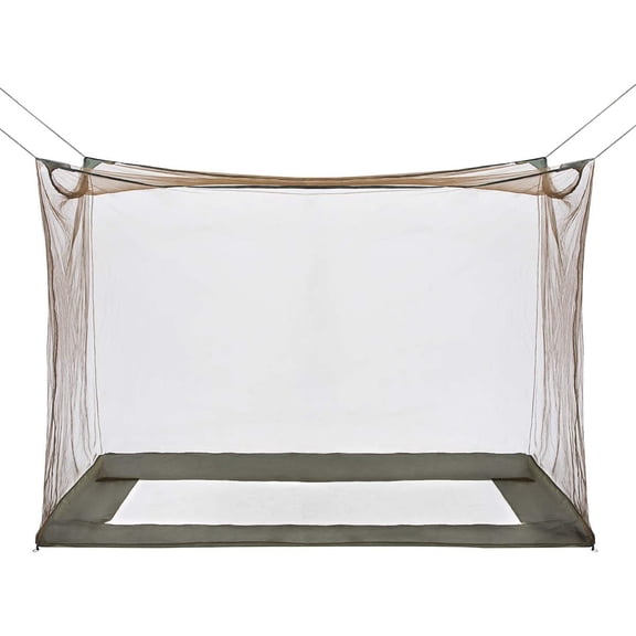 GLORYFIRE Camping Mosquito Net Four Corners Enhanced Tactical Mosquito Net Outdoor Mosquito Net Bar Olive Drab