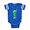 Royal Blue, variant on - Milkshake Green - Cute Infant Baby Football Bodysuit