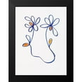 thumbnail image 2 of Gianni, Katie 19x24 Black Modern Framed Museum Art Print Titled - Wobbly Blooms IV, 2 of 5