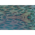 thumbnail image 1 of Ahgly Company Machine Washable Indoor Rectangle Transitional Deep-Sea Green Area Rugs, 5' x 8', 1 of 7