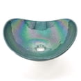 thumbnail image 4 of Ruvati RVB3056 19 in. Murano Glass Art Vessel Seashell Decorative Pattern Bathroom Sink, Seafoam Green, 4 of 6