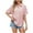 Pink, variant on Zkozptok Womens Button down Shirts V Neck Roll Up Short Sleeve T Shirts Summer Casual Bussiness Work Tops