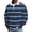 Navy, variant on fnnxeal Mens Polo Shirts, Long Sleeve Collared Striped Casual Fall Winter Waffle Green Polo Shirts for Men Size M