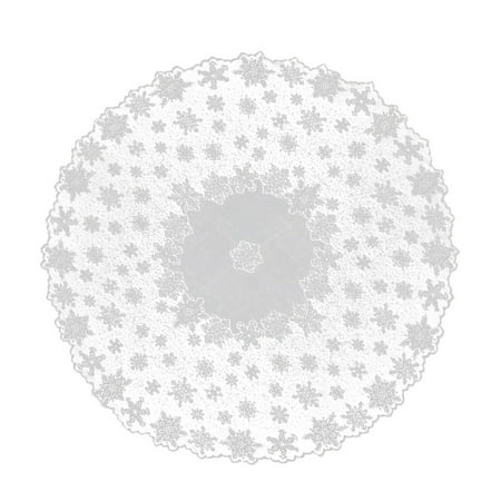 

Cloth Home Christmas Vintage Lace Decor Table Party Xmas White Tablecloth Cover Home Decor Vinyl Camping round Tablecloth 120 Music Table round Table Covers for Party Oil for Tablecloth Fitted Oval