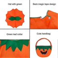 thumbnail image 5 of Disfraz de calabaza de Halloween para niños + bolsa de calabaza verde, 5 of 5