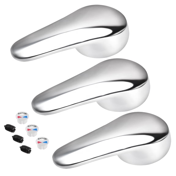 Uxcell 40mm Cartridge Faucet Single Lever Handle Replacement 3 Pack