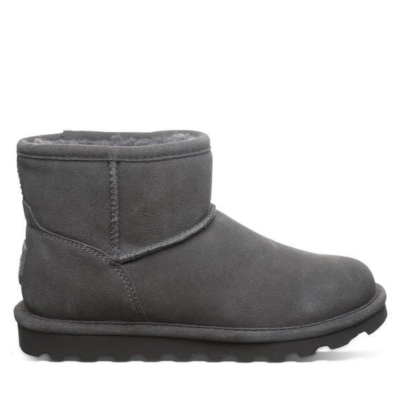 BEARPAW Alyssa Women's Slip-On Winter Boots Gadget Gray Size 13 | Comfortable Ankle Boot | Casual Winter Shoes for Women