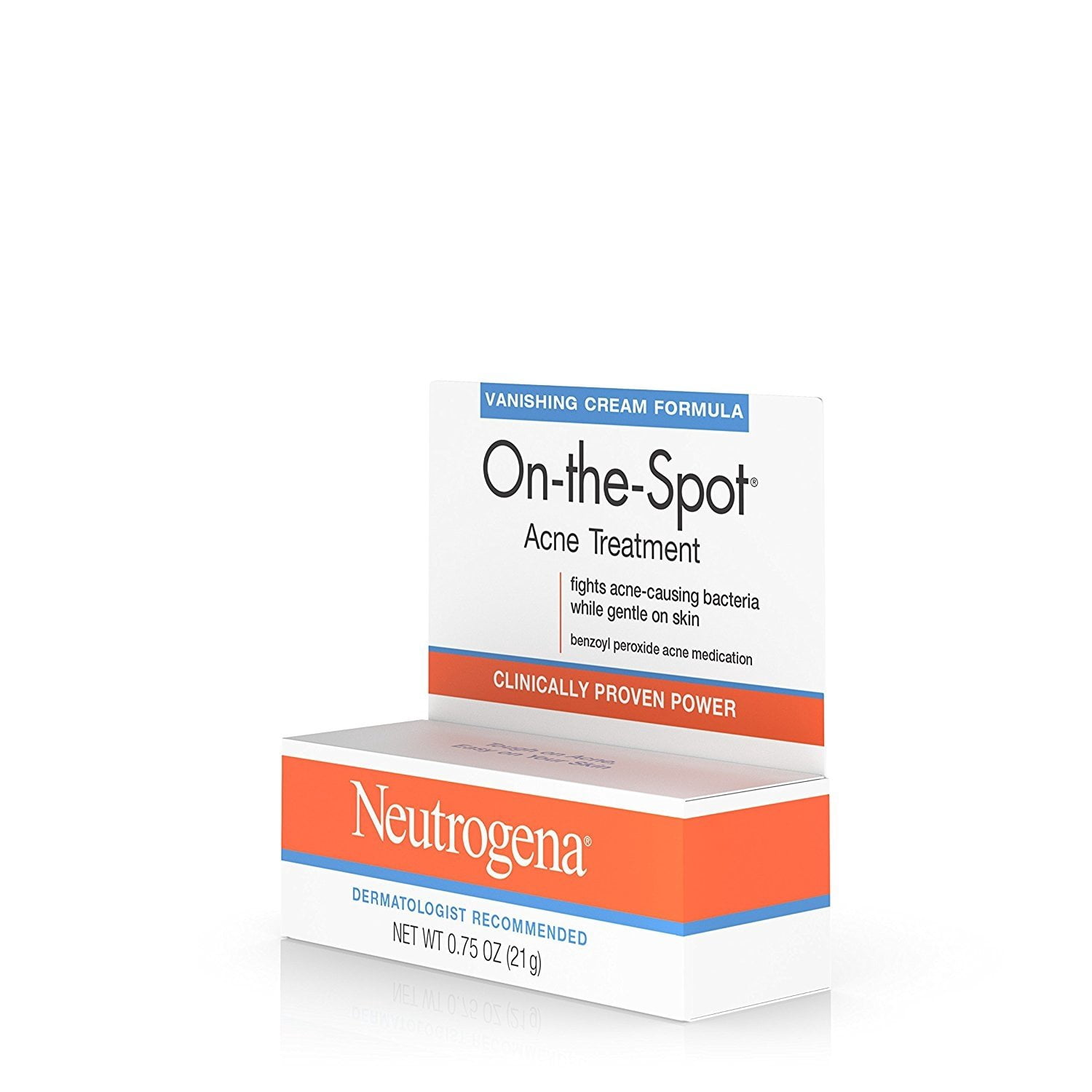 Neutrogena On-The-Spot Acne Treatment With Benzoyl Peroxide, 0.75 Oz. (Pack of 6)
