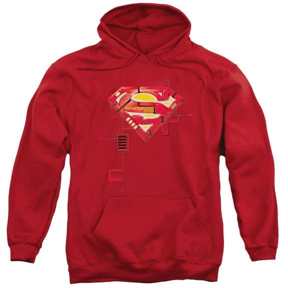 Superman - Super Mech Shield - Pull-Over Hoodie - X-Large