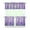 Purple Lavender Flower, variant on Purple Flower Bird 3-Piece Kitchen Curtains Set Kitchen Curtains Sets with Valance for Windows Rod Pocket Machine Washable Kitchen Decor(54"x18"+2x27.5"x24")