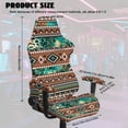 thumbnail image 2 of Whosucclay Aztec Tribe Geometric Print Gaming Chair Covers, Stretchable Gamer Chair Protector Soft Breathable Scratch Resistant Gaming Chairs Seat Cover with 2Pcs Armrest Slipcovers, 2 of 8