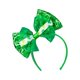 thumbnail image 3 of Diadema del Día del con Lazo, Accesorio de Disfraz para Adultos, Aro para el Cabello Verde, Diadema de Trébol para Accesorios de Fiesta, 3 of 9