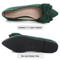 thumbnail image 4 of Zapatillas de ballet SAILING LU para mujer, de gamuza, color verde, talla 10, 4 of 7