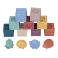 thumbnail image 4 of Soft Blocks Toys, Silicone Smooth Edges Hand Eye Coordination Soft Stacking Building Blocks  for Bathing, 4 of 7