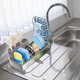 thumbnail image 5 of Fregadero de cocina Organizador de escurridor de esponja | Paño de cocina de encimera de acero inoxidable y jabonero para platos | Bastidor de almacenamiento modular con particiones | 1 pieza | 9,8, 5 of 5