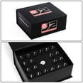 thumbnail image 6 of J2 Engineering LN-T7-002-15-BK J2 Engineering 7075 -T6 Forged Aluminum M12X1.5 16Pcs 50mm Height Open -End Lug Nut Set w / 4Pcs Lock+Key (Black), 6 of 6