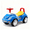 Blue, variant on ChromeWheels Ride On Push Car for Toddlers with lights and horn steering wheels, balance bikes with storage space, anti-rollover