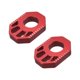thumbnail image 5 of 2 bloques de eje trasero para motocross, componentes de repuesto, tensor de cadena CNC resistente para motocross CRF250L , Rojo, 5 of 8