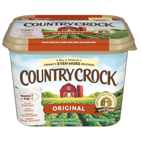 Country Crock Original Buttery Spread Tub, 67.5 oz