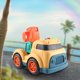 thumbnail image 4 of Miniexcavadora de juguete para niños | Vehículo de ingeniería con simulación de sonido, luz y música | Construcción de plástico ABS resistente | Ruedas flexibles | Regalo para niños y niñas para, 4 of 5
