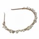 thumbnail image 1 of Diadema con perlas sintéticas para mujer: aleación de oro, antideslizante, para bodas, fiestas y decoración diaria, 1 of 8
