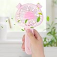 thumbnail image 3 of Ventilador portátil USB recargable Ormromra 3 engranajes rosa, 3 of 8