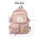 thumbnail image 2 of Mochilas de viaje de moda lindas para niñas Mochila escolar para estudiantes universitarios Mochila duradera Cool-Pink, 2 of 5