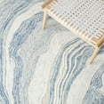 thumbnail image 6 of SAFAVIEH Fifth Avenue Deangelo Abstract Area Rug, Blue/Ivory, 4' x 6', 6 of 11