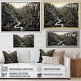 thumbnail image 4 of Designart "Surreal Maze Landscape Exploration III" Landscapes Framed Wall Art - Traditional Brown Surrealism Landscape Entryway Framed Wall Art Print, 4 of 6