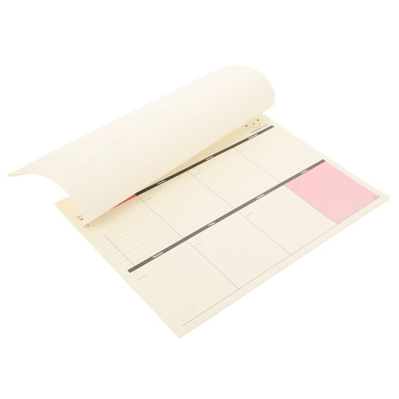 Melantax A4 size tear-off page weekly planner desktop to-do list scheduler notepad school office supplies