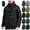 Black, variant on Xdegoge Packable Puffer Jacket for Men Lightweight Winter Quilted Down Coats Zip Up Hooded Thermal Jackets Warm Windproof Padded Coat with Pockets Outerwear