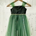 thumbnail image 6 of LOEL Girls Princess Dress Fancy Outfit Christmas Birthday Theme Party Fairy Green Dress, 6 of 9