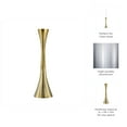 thumbnail image 6 of Metal Taper Candle Holder - Elegant Aluminum Design - Decorative Accent for Home, Living Room, Bedroom, or Office - 10" Brown & Gold, 6 of 14