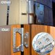 thumbnail image 2 of Bisagra de puerta resistente de 3 piezas, bisagras de acero inoxidable, bisagra de puerta con rodamiento de bolas, bisagra de puerta Exterior para puertas de casa, dormitorio esquí esquí Gafas de esquí, 2 of 5