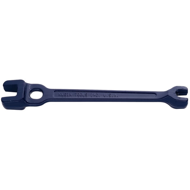Llave inglesa Klein Tools 3146 para linieros, fabricada en EE. UU., azul